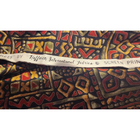 Material Cotton Coral Reef 36 x 45 Screen Print Hoffman International Fabrics Ge - Picture 11 of 16